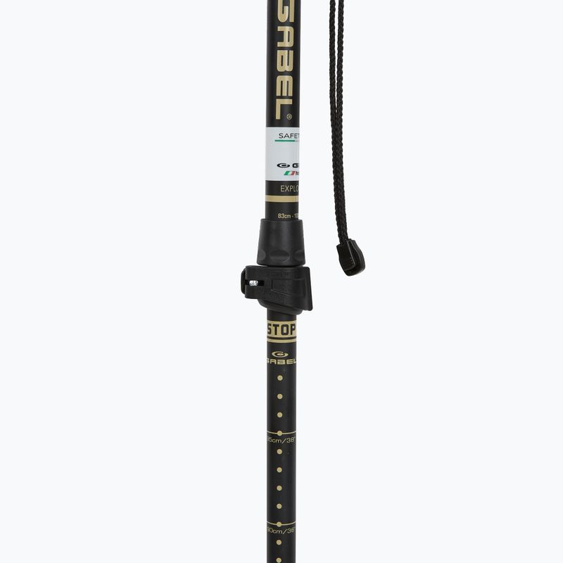 Bâț de trekking GABEL Wired F.L. XTL negru 4