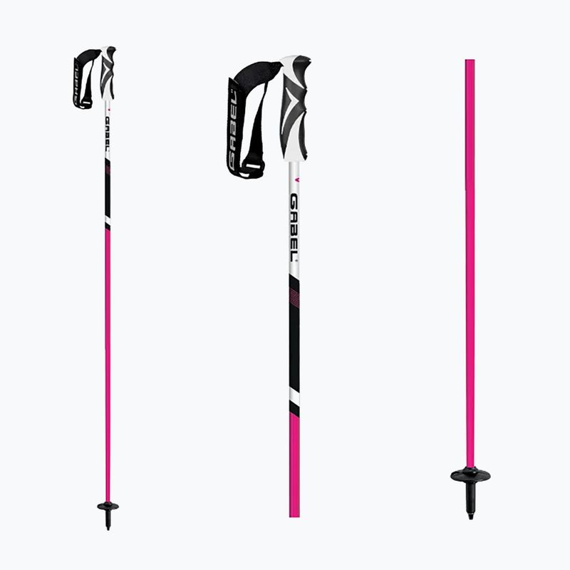 Bețe de schi GABEL Carbon Cross pink 6