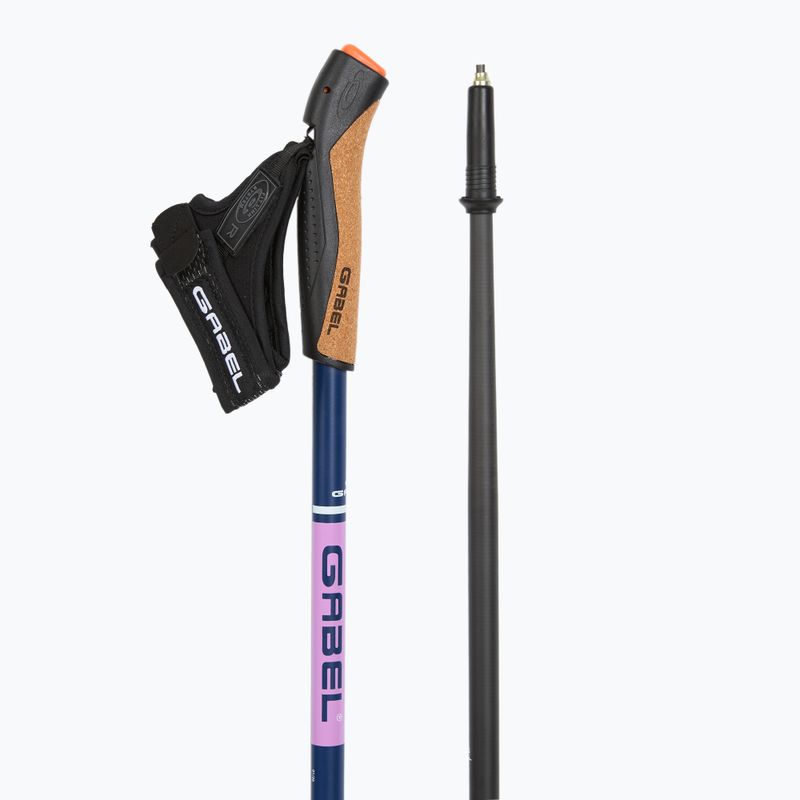 Bețe de nordic walking GABEL Strech Carbon purple 3