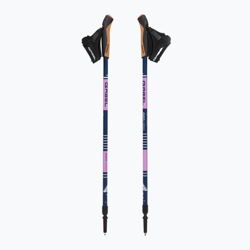 Bețe de nordic walking GABEL Strech Carbon purple 5