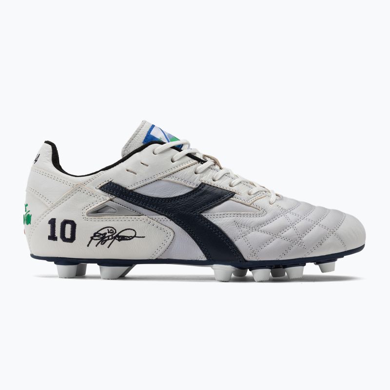 Cizme de fotbal pentru bărbați Diadora Match Winner RB Italia OG MDPU alb și albastru DD-101.172359-C1494 2