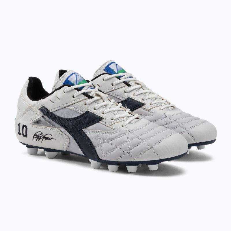 Cizme de fotbal pentru bărbați Diadora Match Winner RB Italia OG MDPU alb și albastru DD-101.172359-C1494 5