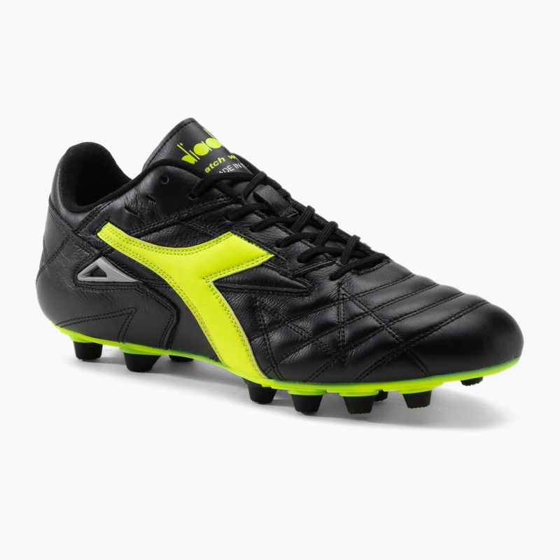 Ghete de fotbal pentru bărbați Diadora Match Winner RB Italy LT MDPU negru-verde DD-101.172363-C0004