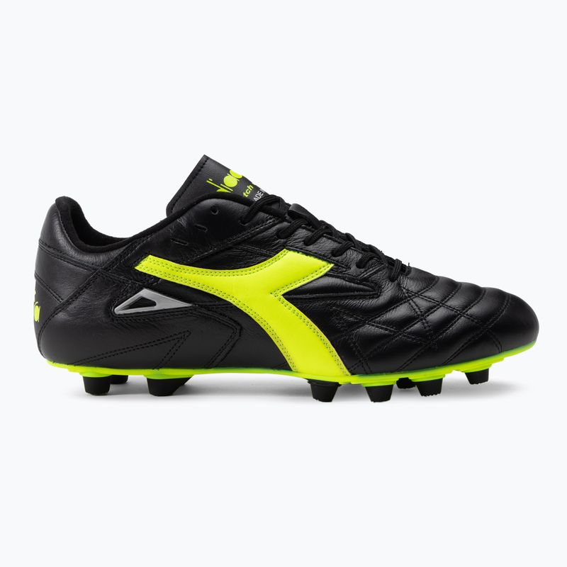 Ghete de fotbal pentru bărbați Diadora Match Winner RB Italy LT MDPU negru-verde DD-101.172363-C0004 2