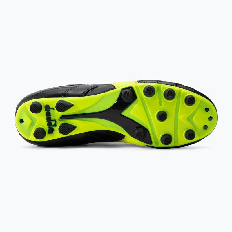 Ghete de fotbal pentru bărbați Diadora Match Winner RB Italy LT MDPU negru-verde DD-101.172363-C0004 4