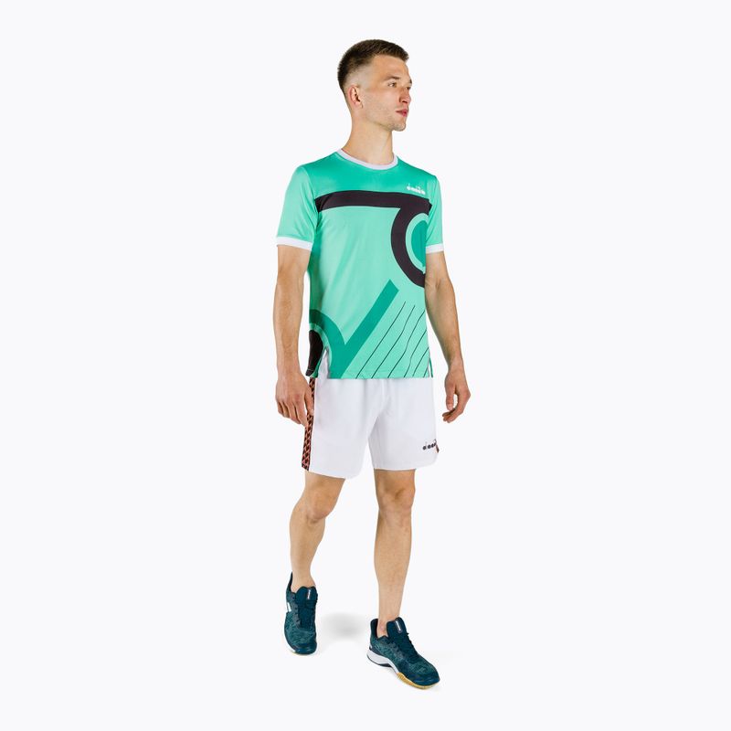 Tricou de tenis pentru bărbați Diadora Clay 70440 verde 102.174120 2