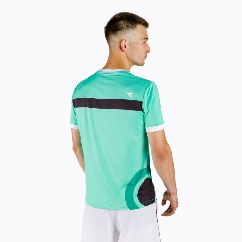 Tricou de tenis pentru bărbați Diadora Clay 70440 verde 102.174120 3