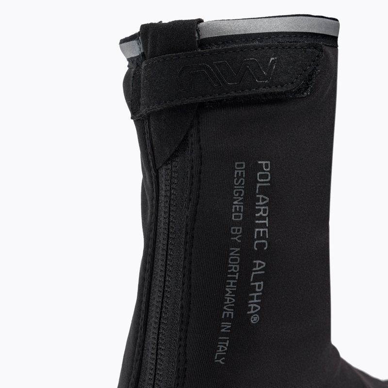 Protecții pentru încălțăminte de ciclism Northwave Fast Polar negre C89202358 4