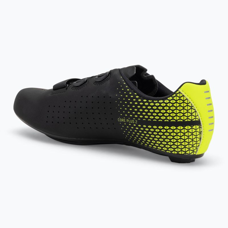 Încălțăminte de șosea pentru bărbați Northwave Core Plus 2 black/yellow fluo 3