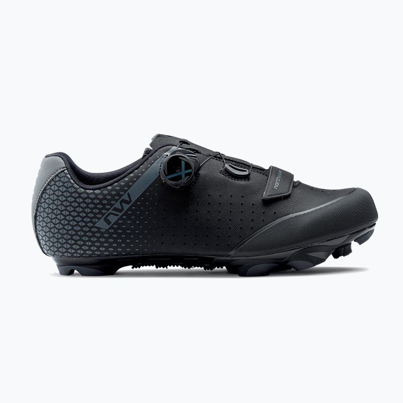 Încălțăminte de ciclism MTB pentru bărbați Northwave Origin Plus 2 negru-gri 80212005 10
