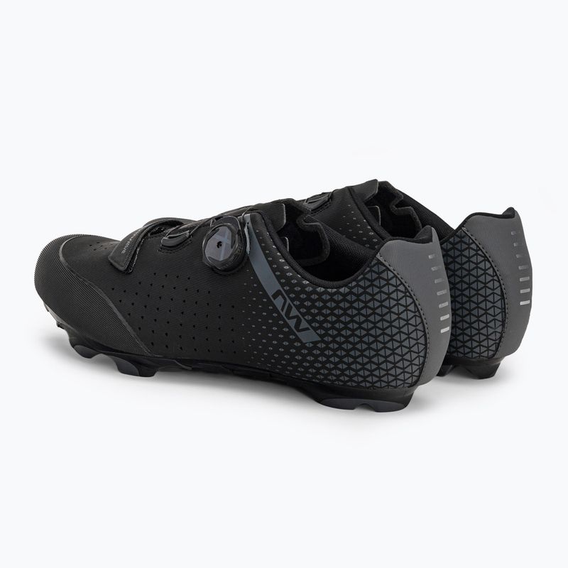 Încălțăminte de ciclism MTB pentru bărbați Northwave Origin Plus 2 negru-gri 80212005 3