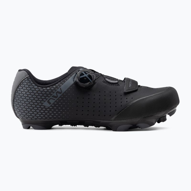 Ghete de ciclism pentru bărbați Northwave Origin Plus 2 Wide negru 80212006 2