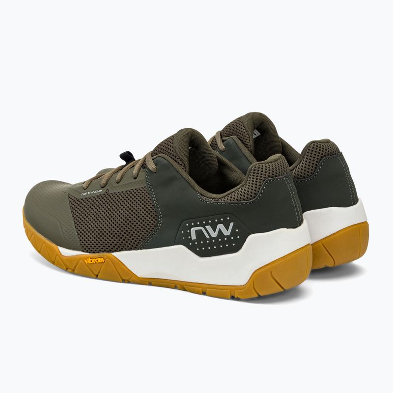 Northwave pantofi de ciclism pentru bărbați cu platformă Multicross verde 80223014 3