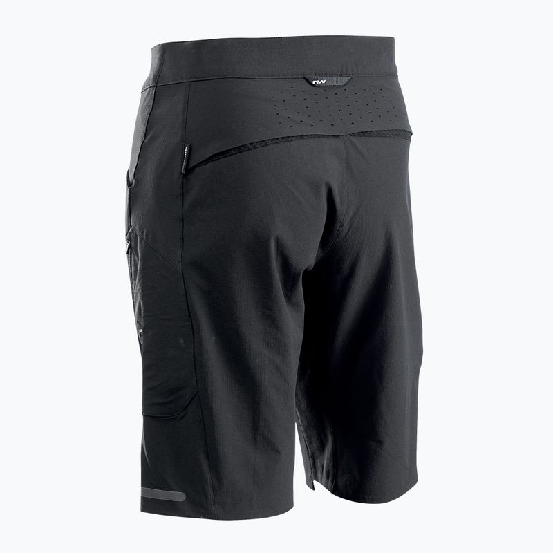 Pantaloni scurți de ciclism pentru bărbați Northwave Rockster Baggy negri 89221037 2