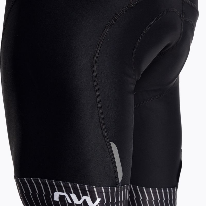 Northwave Origin Bibshort pentru bărbați negru-gri 89221020 3