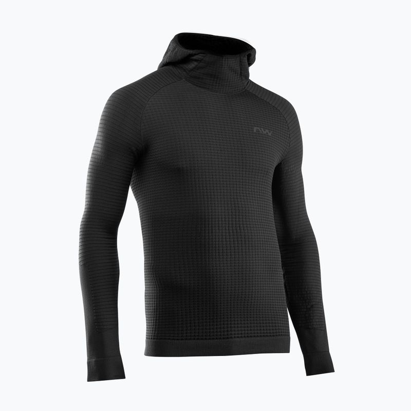 Northwave Route Knit Hoodie negru pentru bărbați 4