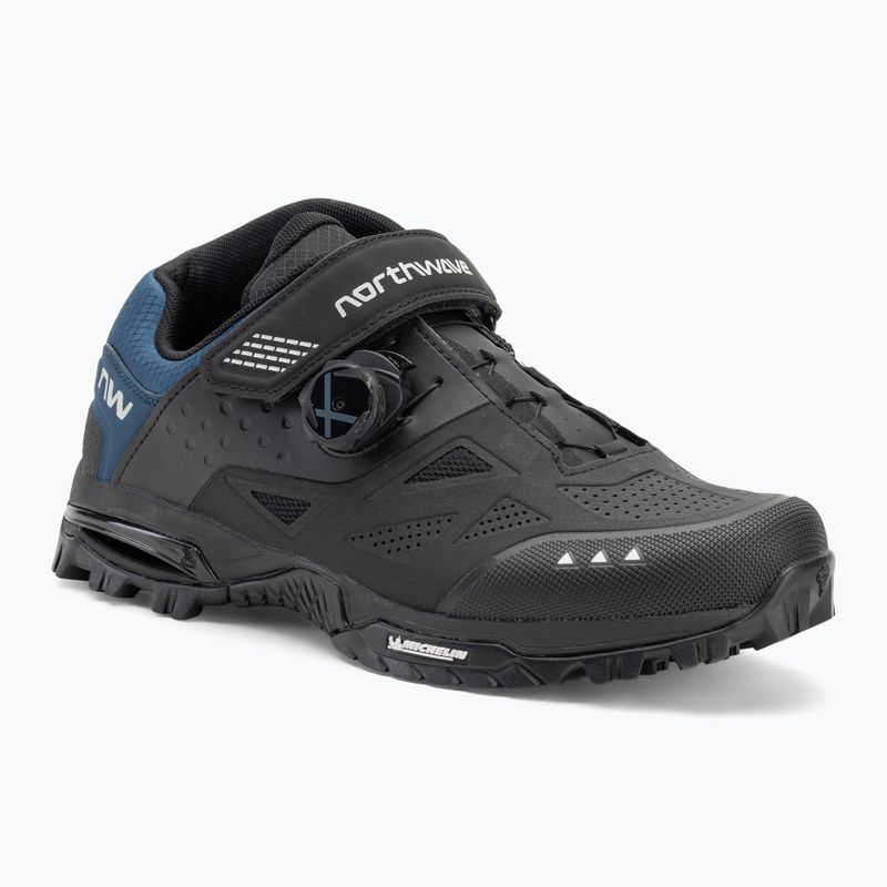 Încălțăminte de ciclism MTB pentru bărbați Northwave Enduro Mid 2 black/deep blue