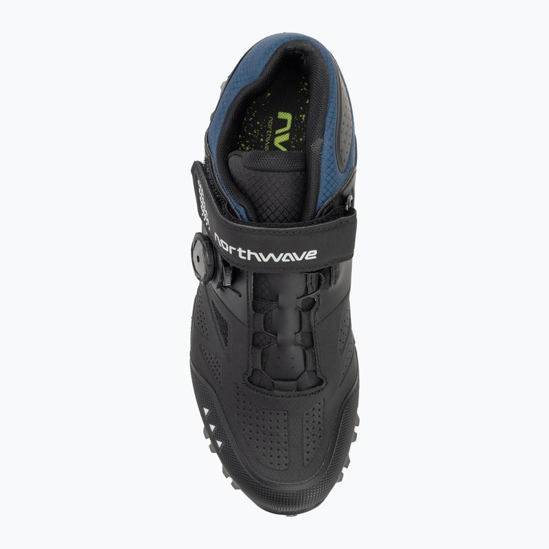 Încălțăminte de ciclism MTB pentru bărbați Northwave Enduro Mid 2 black/deep blue 5