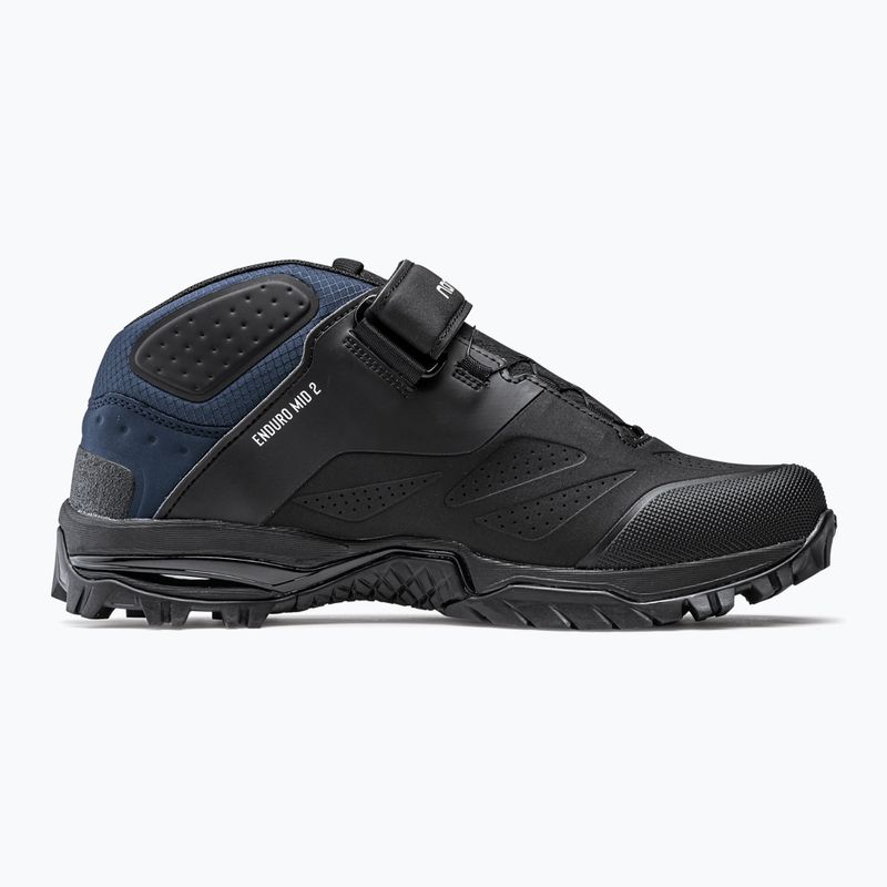 Încălțăminte de ciclism MTB pentru bărbați Northwave Enduro Mid 2 black/deep blue 2