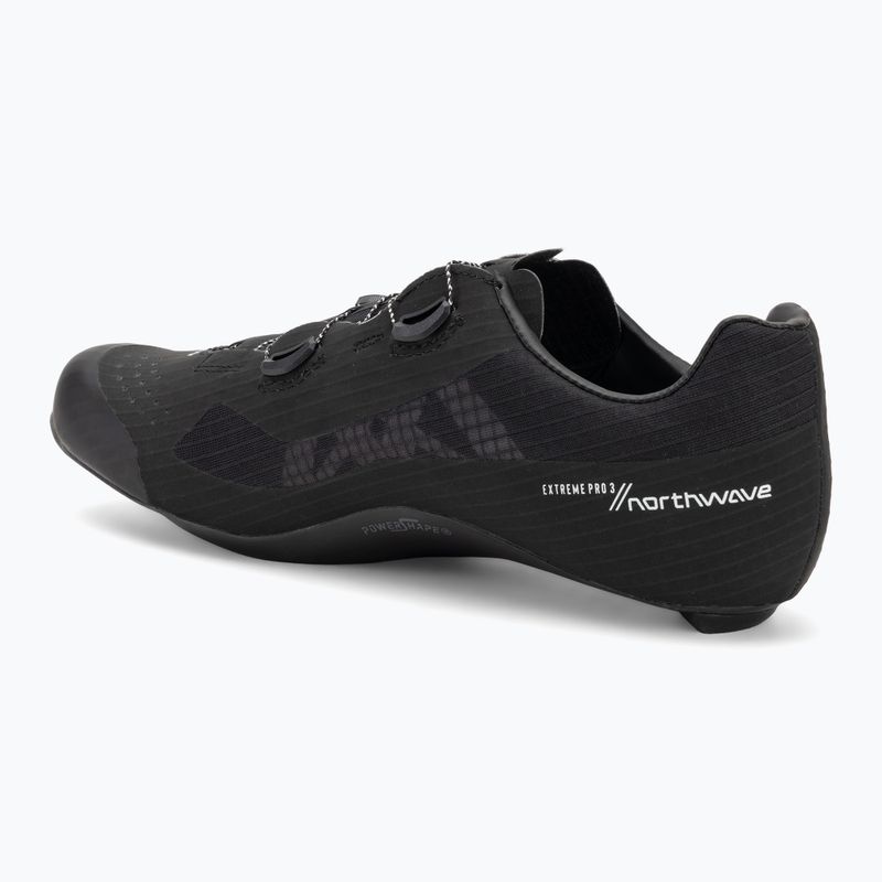 Încălțăminte de șosea pentru bărbați Northwave Extreme Pro 3 black/white 3