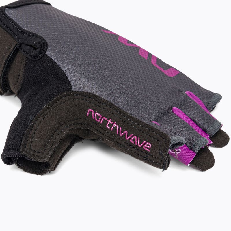 Mănuși de bicicletă pentru femei Northwave Active gri-roze C89202326 4