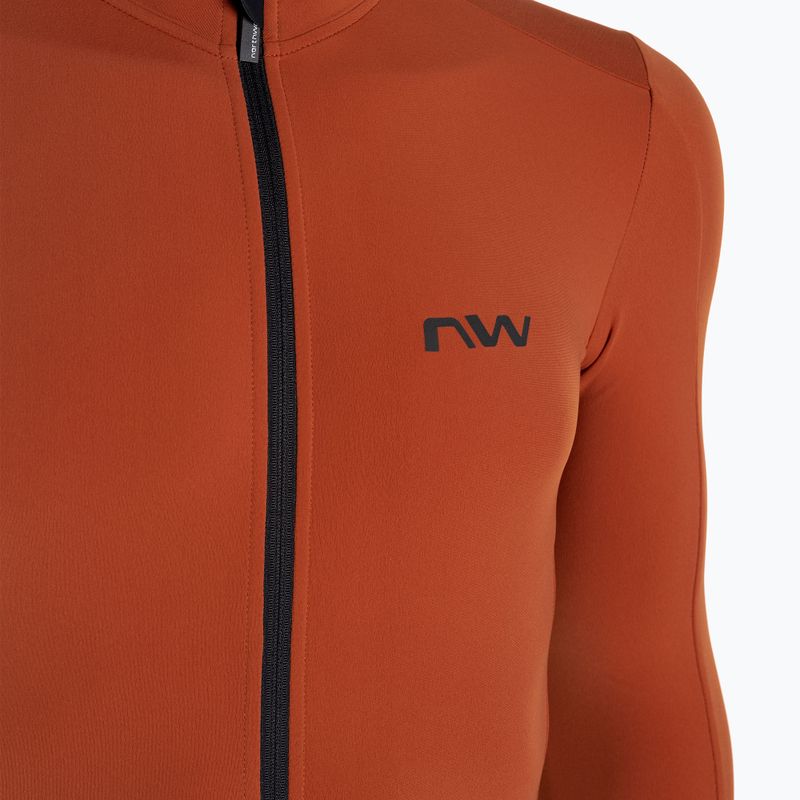 Bărbați Northwave Fahrenheit Jersey ciclism pulover de ciclism scorțișoară 3