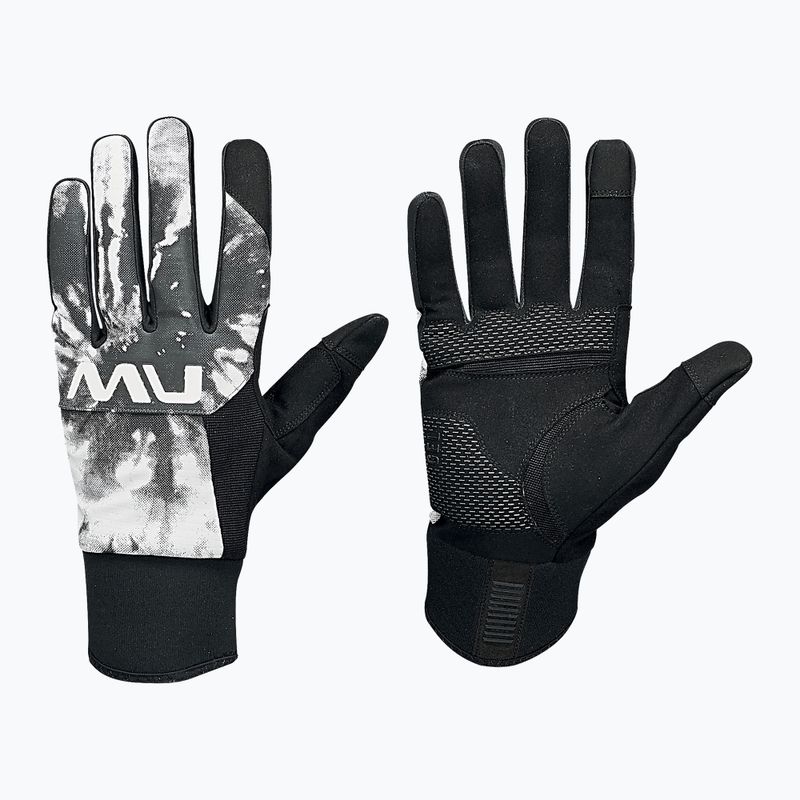 Mănuși de ciclism pentru bărbați Northwave Fast Gel Reflex negru / refective