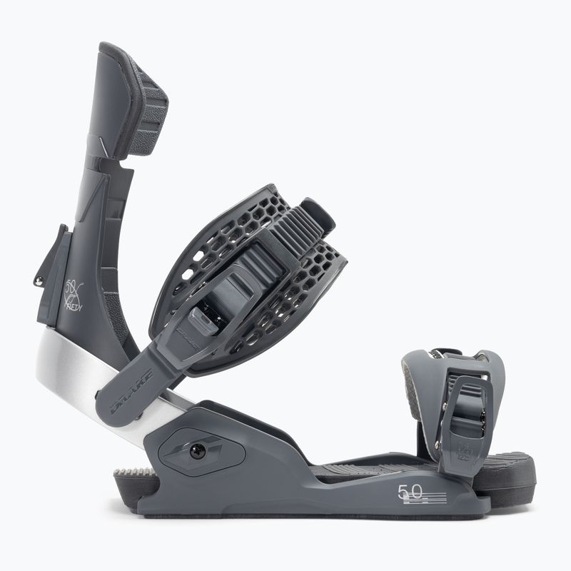 Legături de snowboard pentru bărbați Drake Fifty dark grey/silver 2