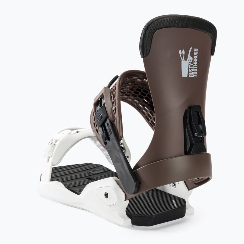 Legături de snowboard pentru bărbați Drake Fifty Rtb chocolate/white 4