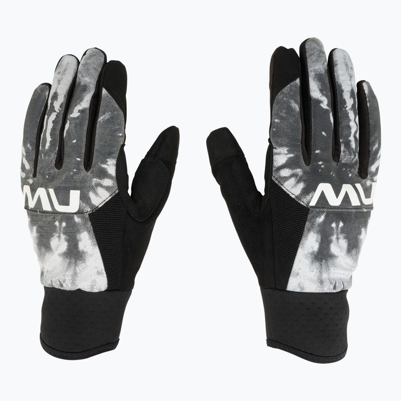 Mănuși de ciclism pentru bărbați Northwave Fast Gel Reflex negru / refective