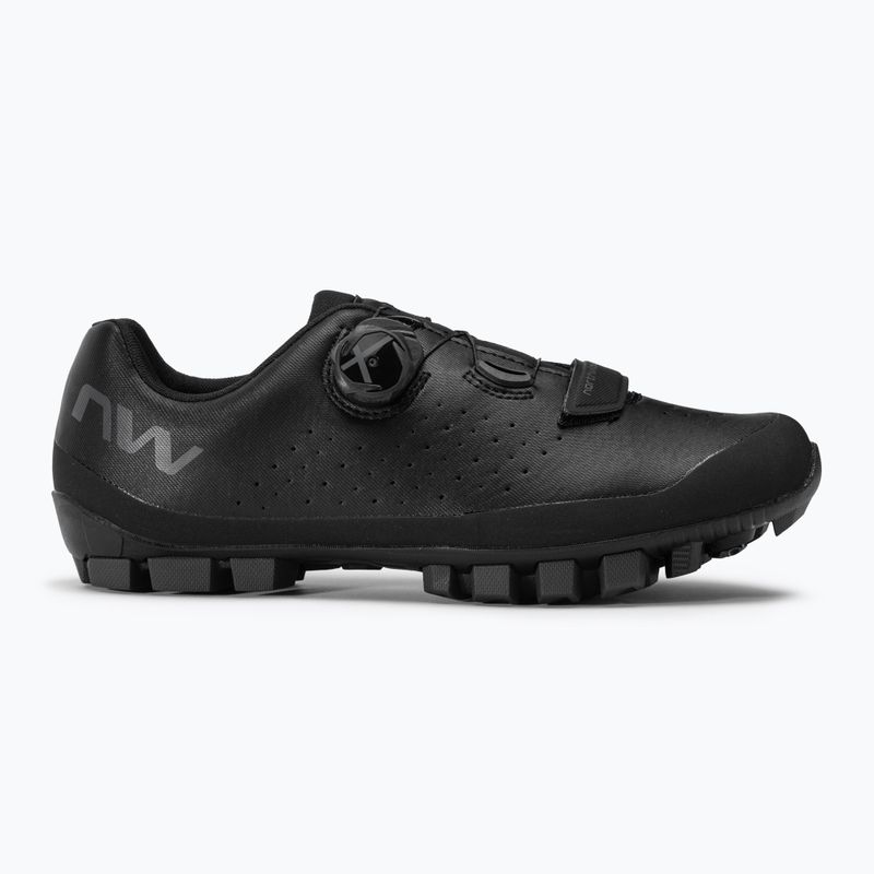 Încălțăminte de ciclism MTB pentru bărbați Northwave Hammer Plus black/dark grey 2