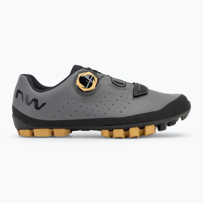 Încălțăminte de ciclism MTB pentru bărbați Northwave Hammer Plus dark grey/honey 2