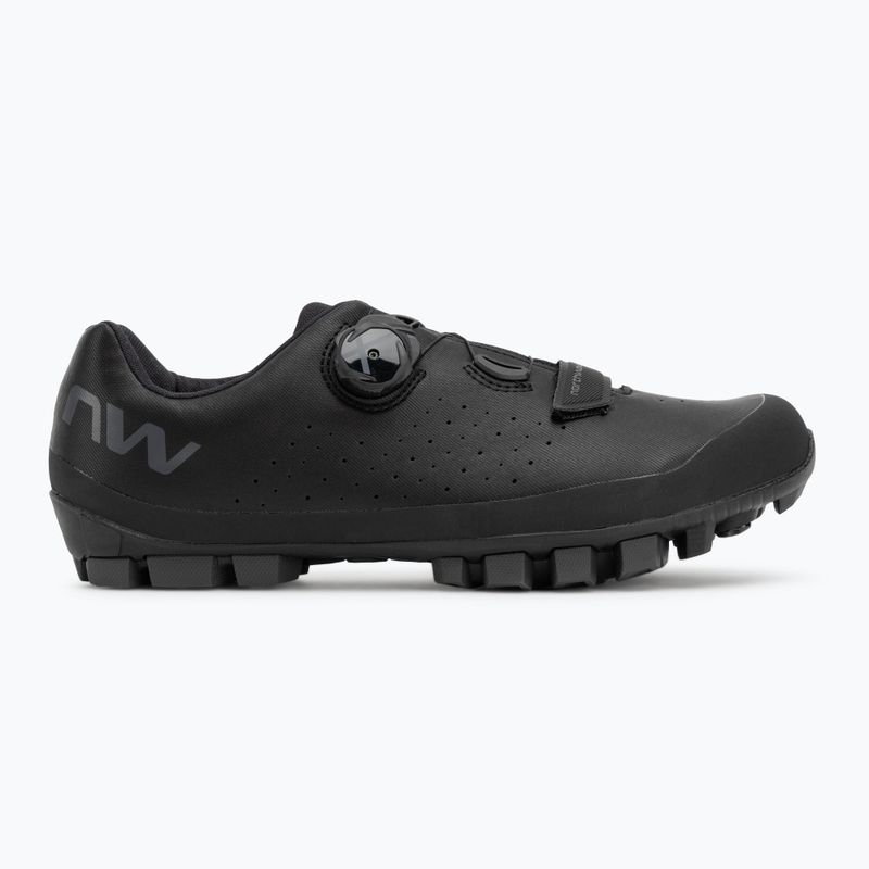 Încălțăminte de ciclism MTB pentru bărbați Northwave Hammer Plus Wide black/dark grey 2
