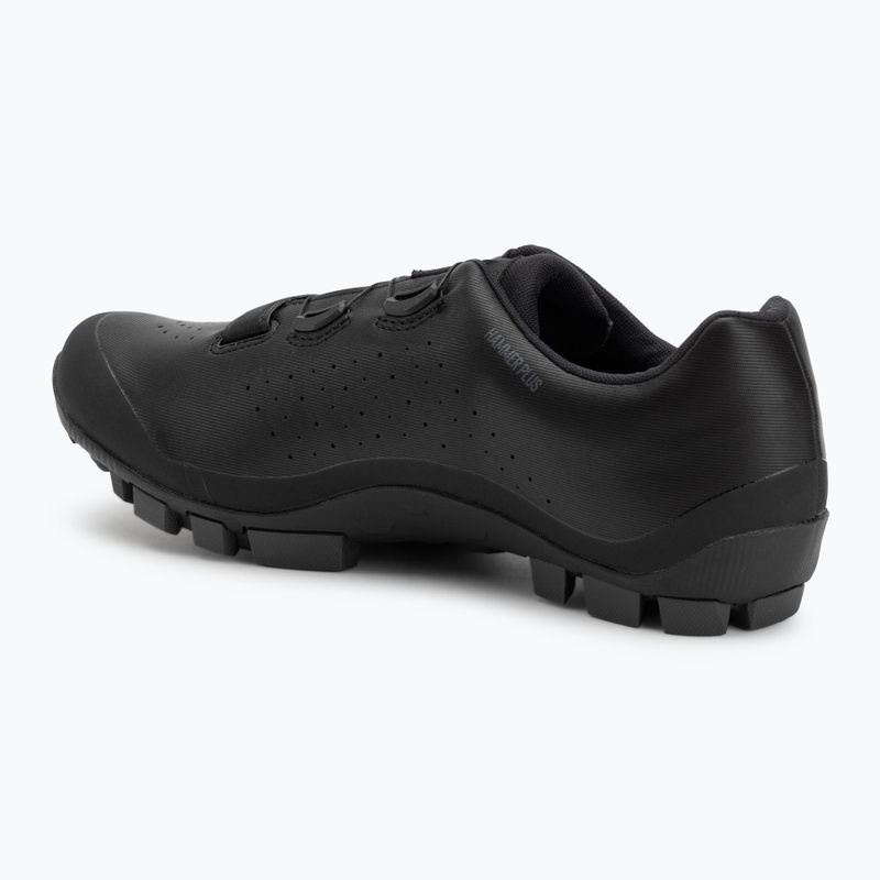 Încălțăminte de ciclism MTB pentru bărbați Northwave Hammer Plus Wide black/dark grey 3