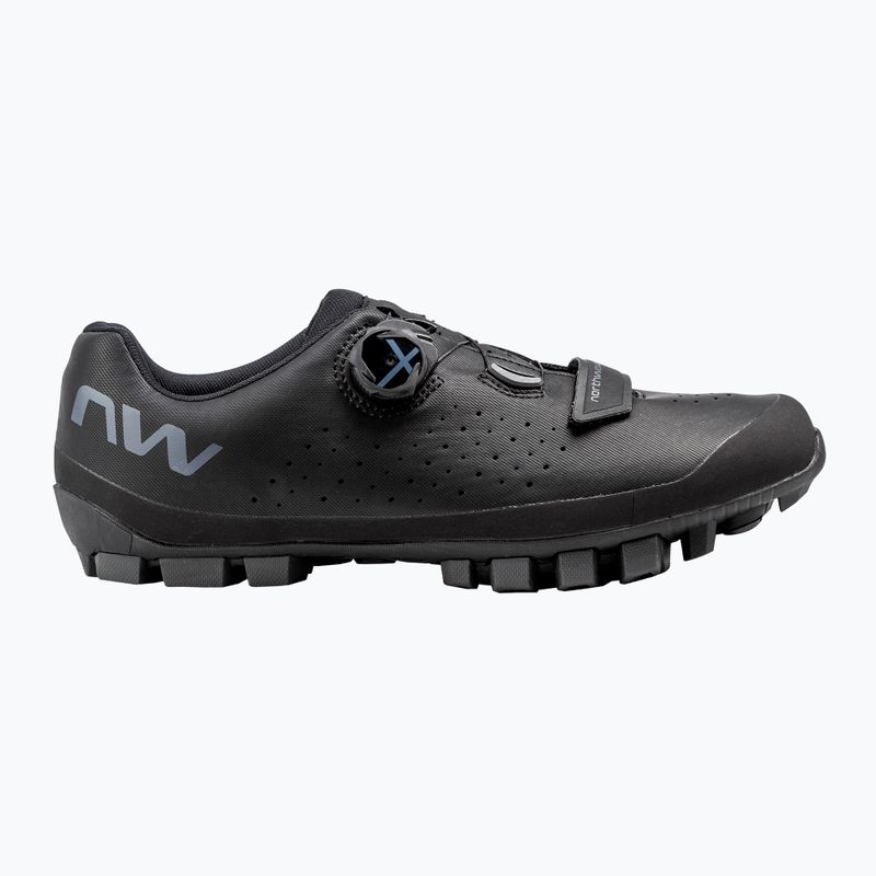 Încălțăminte de ciclism MTB pentru bărbați Northwave Hammer Plus Wide black/dark grey