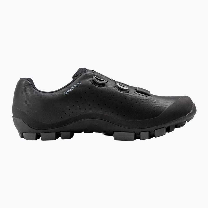 Încălțăminte de ciclism MTB pentru bărbați Northwave Hammer Plus Wide black/dark grey 2