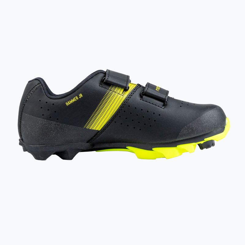 Încălțăminte de ciclism pentru copii MTB Northwave Hammer Junior black/yellow fluo 2