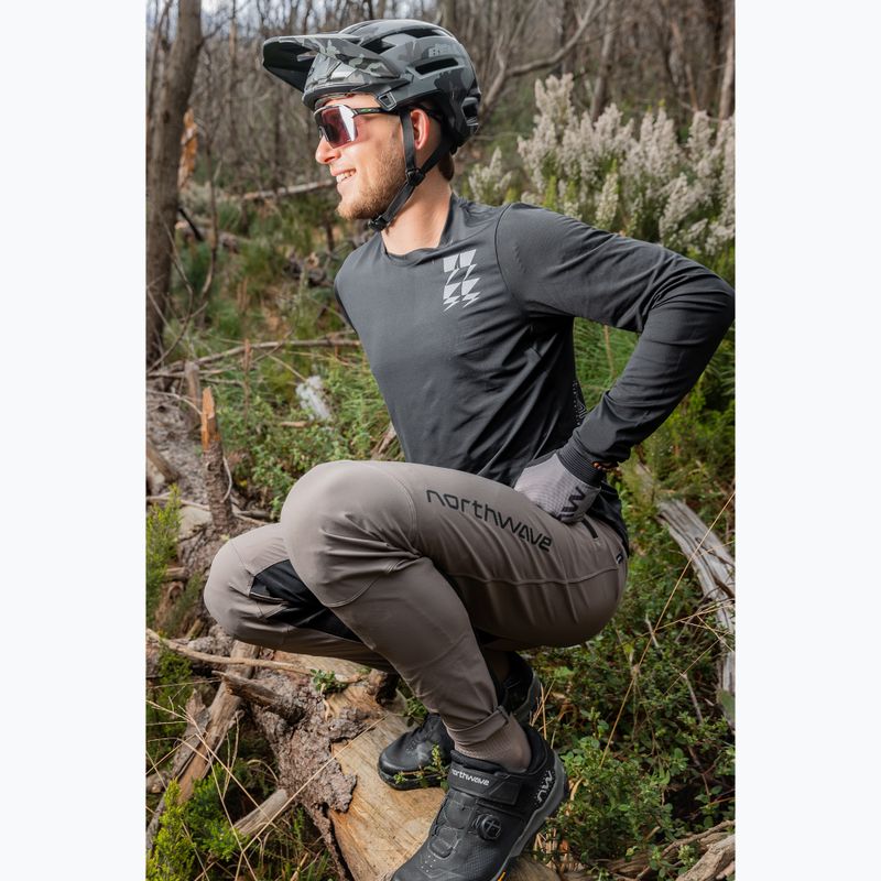 Pantaloni de ciclism Northwave Bomb Long Sand pentru bărbați 3