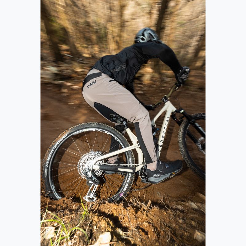 Pantaloni de ciclism Northwave Bomb Long Sand pentru bărbați 5