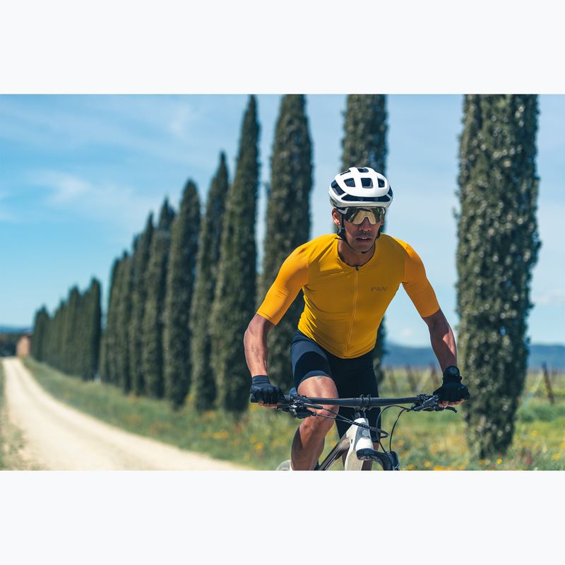 Tricou de ciclism Northwave Extreme 2 ocru pentru bărbați 5