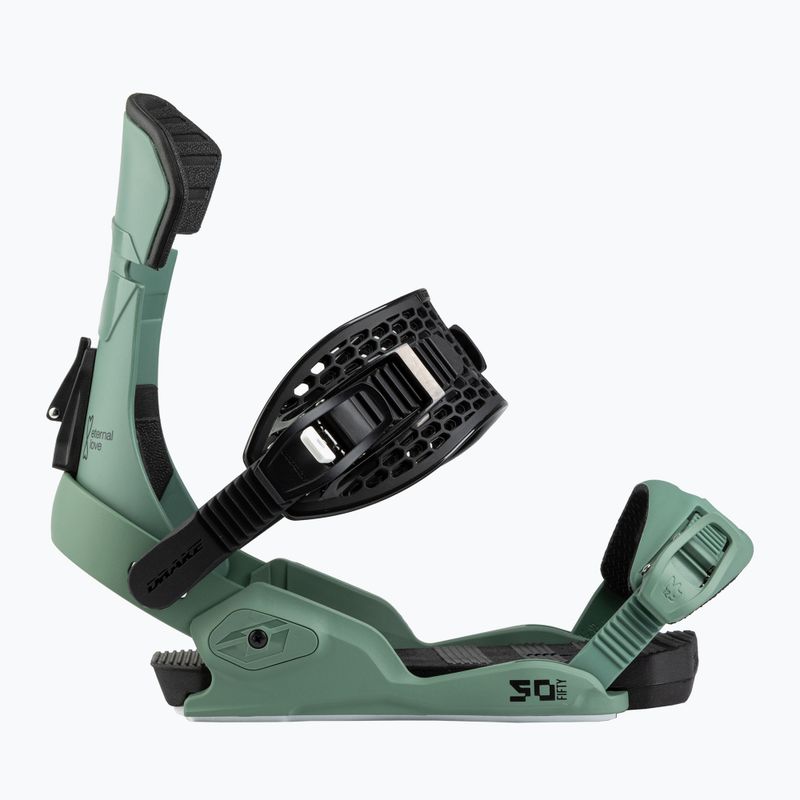 Legături de snowboard pentru bărbați Drake Fifty green forest 2