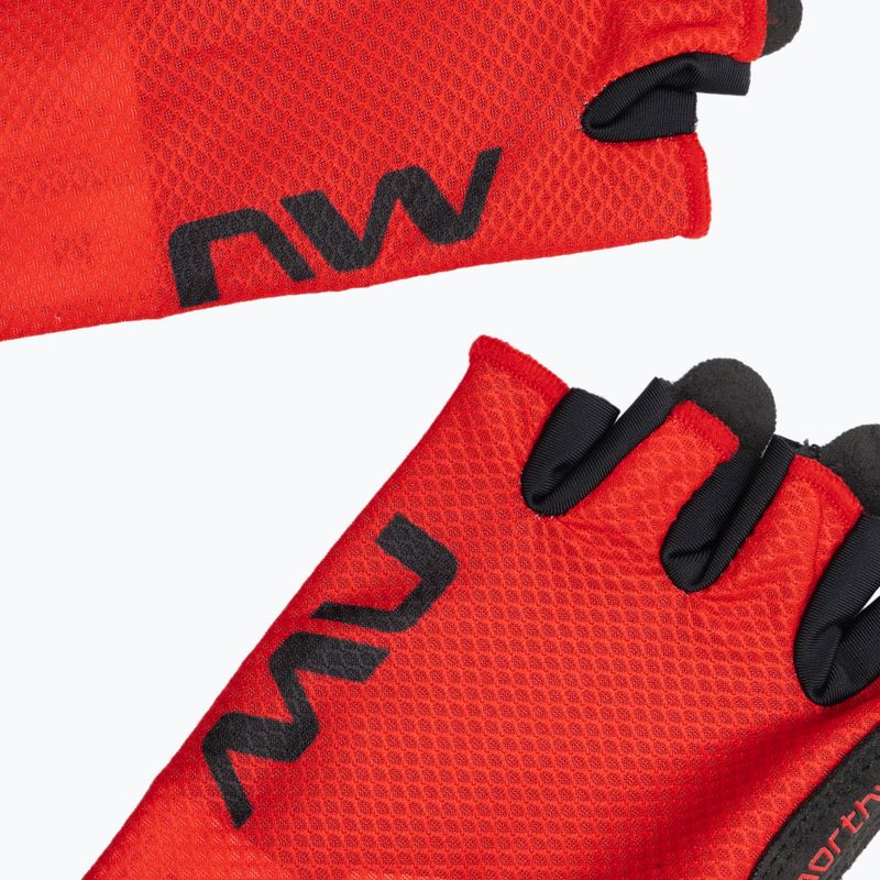 Mănuși de ciclism pentru bărbați Northwave Active Short Finger radiant red 4
