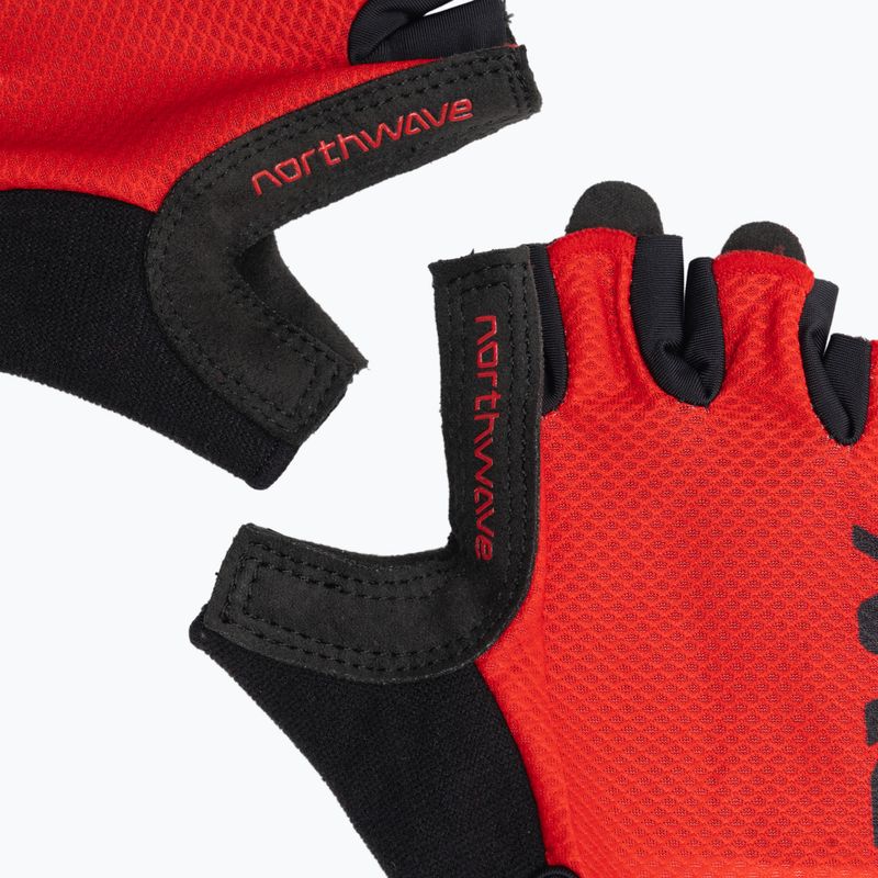Mănuși de ciclism pentru bărbați Northwave Active Short Finger radiant red 5