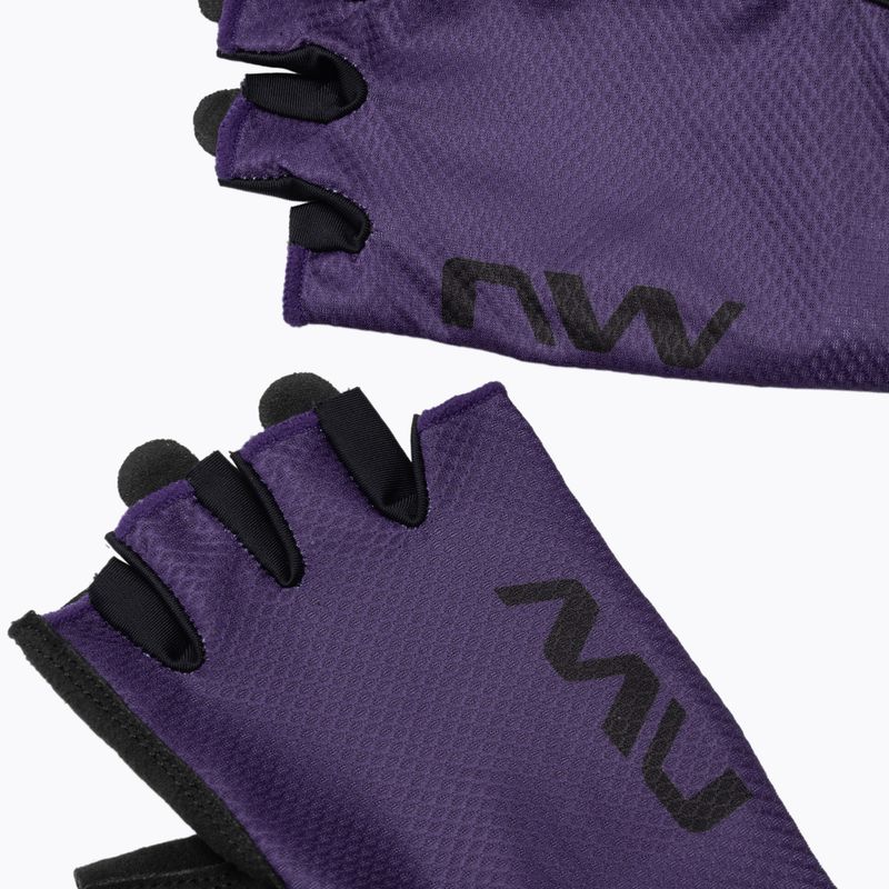 Mănuși de ciclism pentru femei Northwave Active Short Finger dark purple 4
