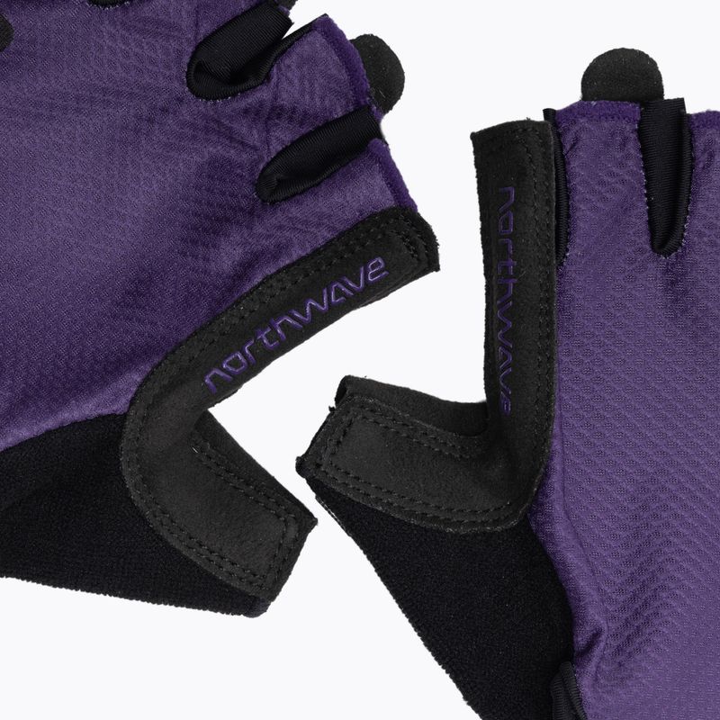 Mănuși de ciclism pentru femei Northwave Active Short Finger dark purple 5