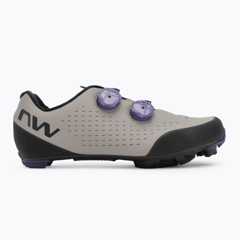 Încălțăminte de ciclism MTB pentru bărbați Northwave Rebel 3 sand/dark purple 2
