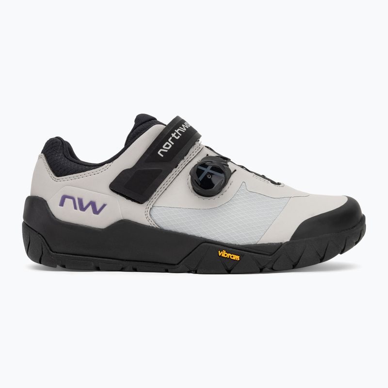 Încălțăminte de ciclism MTB pentru bărbați Northwave Overland Plus light grey/dark purple 2