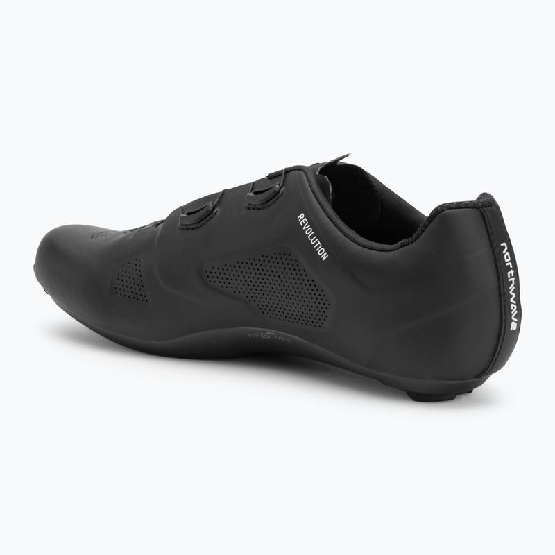 Încălțăminte de șosea pentru bărbați Northwave Revolution black/white 3
