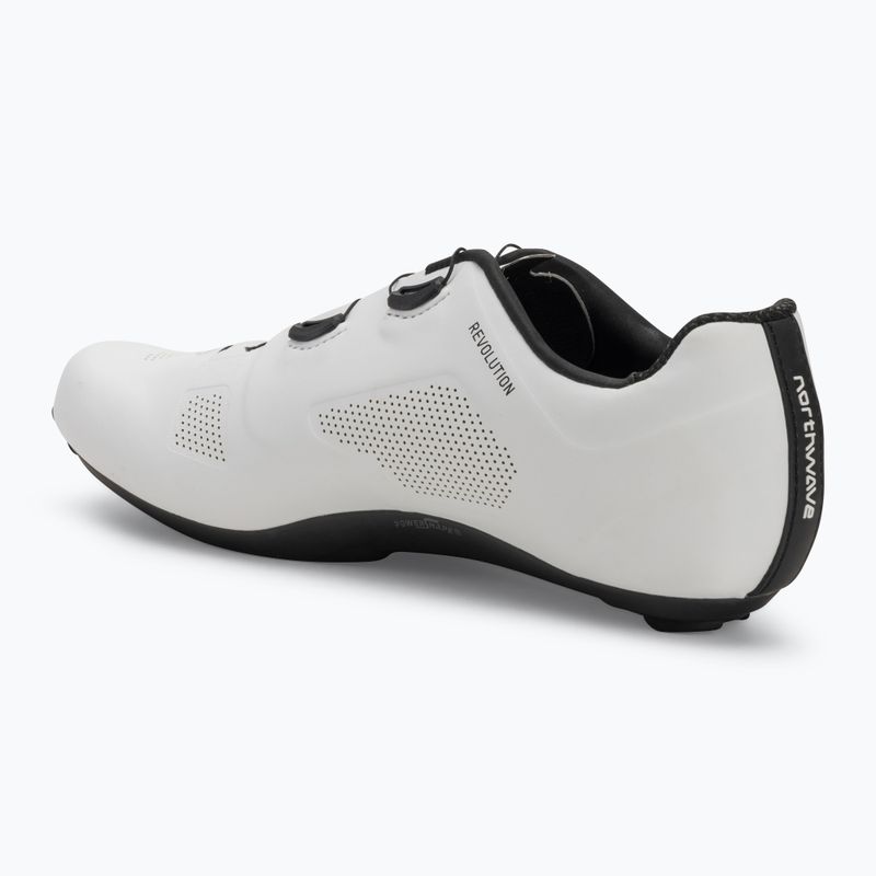 Încălțăminte de șosea pentru bărbați Northwave Revolution white/black 3