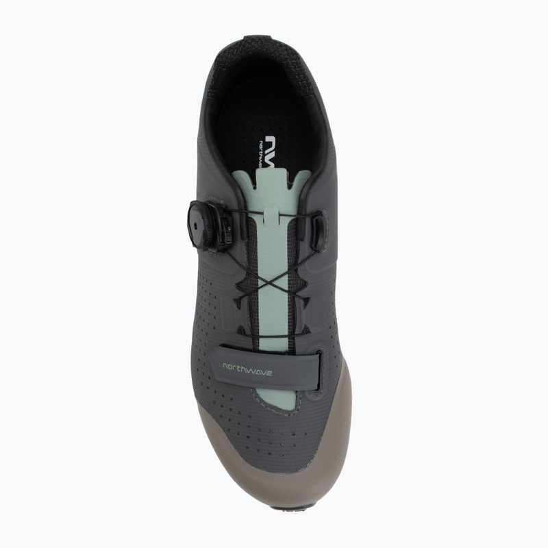 Încălțăminte de ciclism MTB pentru bărbați Northwave Razer dark grey/sage 5